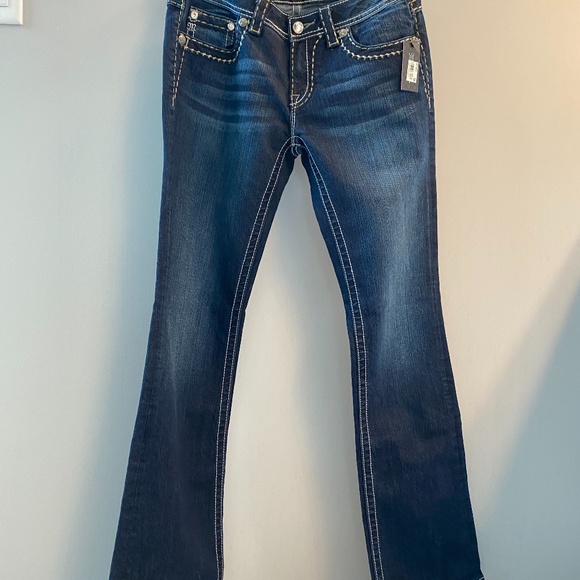 NWT Woman's Miss Me Boot Cut Denim Jeans with Bling JS5014B89 - Size 30 - Picture 13 of 13